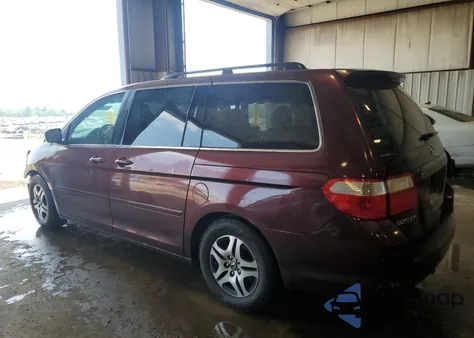 2007 Honda Odyssey Exl z USA, uszkodzony, nr VIN 5FNRL38707B453788
